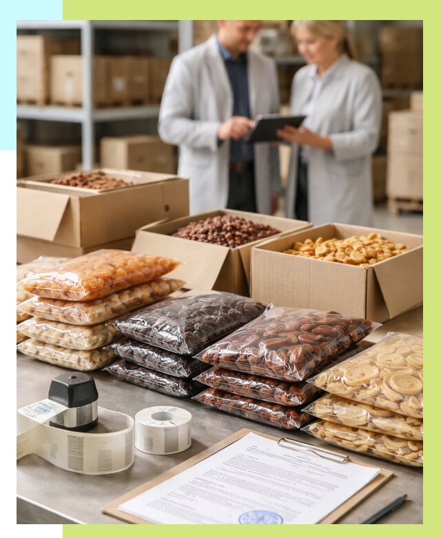 Сертификация сухофруктов в Алапаевске от 12846 р. | Алешин-Лпв под ключ