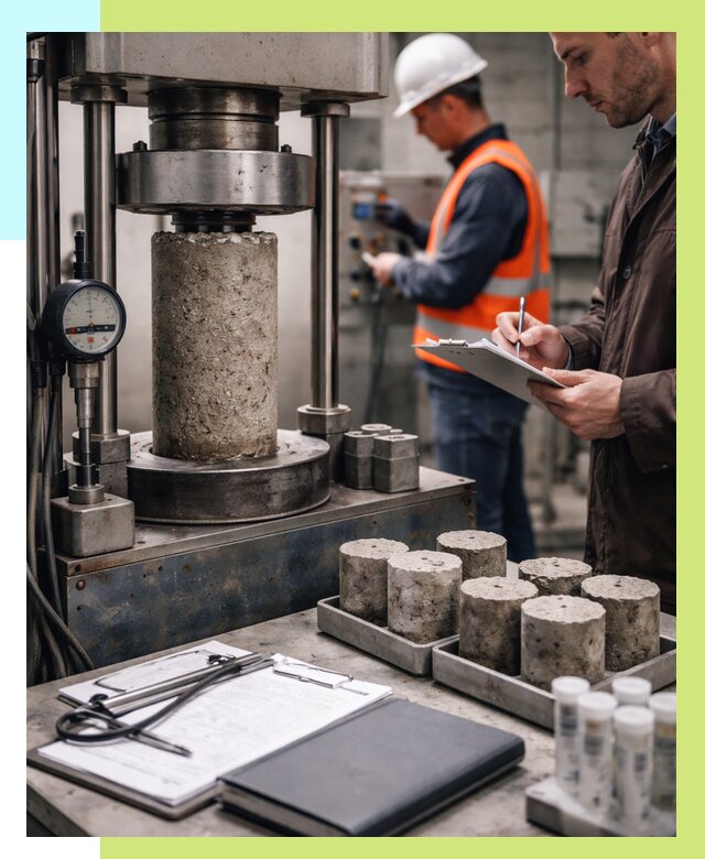 Сертификация бетона в Алапаевске от 32115 р. сертификат | Алешин-Лпв