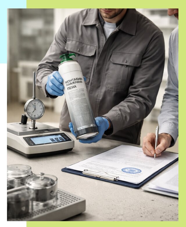 Сертификация монтажной пены в Алапаевске от 16058 р. | Алешин-Лпв