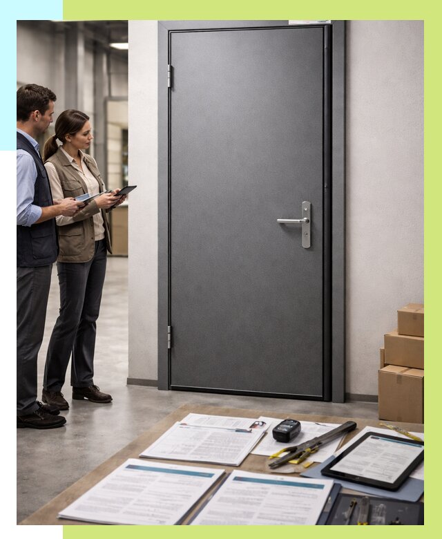 Сертификация противопожарных дверей в Алапаевске от 9635 р. | Алешин-Лпв