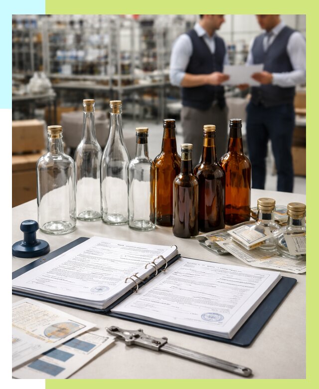 Сертификация стеклянных бутылок в Алапаевске от 26763 р. | Алешин-Лпв