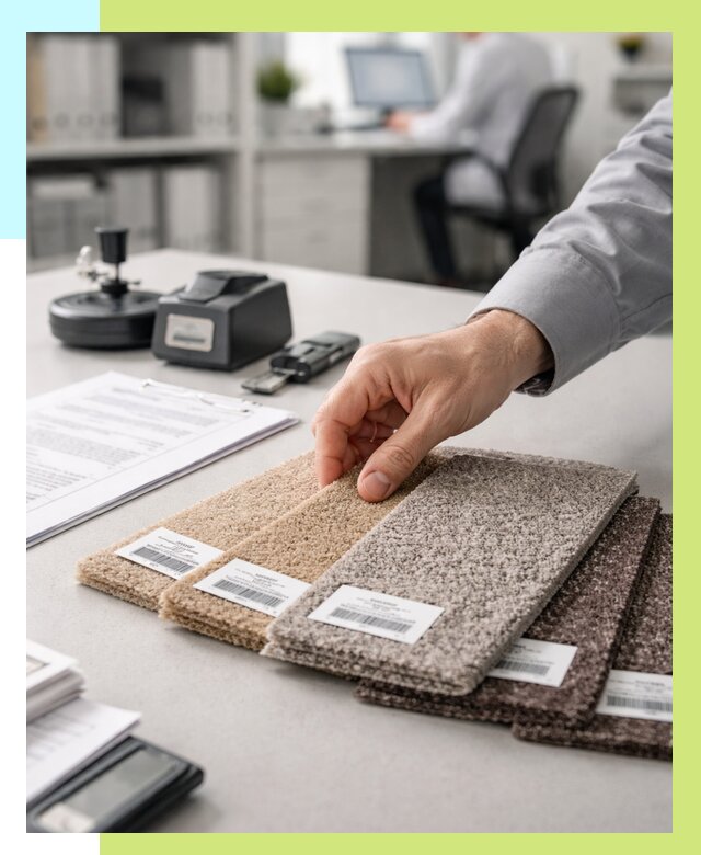 Сертификация ковролина в Алапаевске от 16058 р., Алешин-Лпв