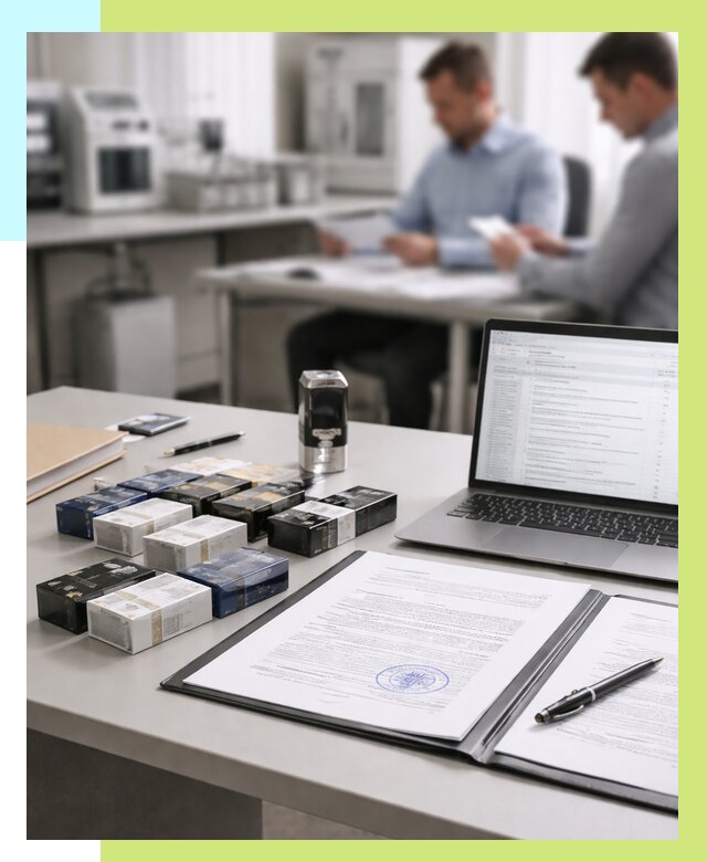 Сертификация сигарет под ключ в Алапаевске от 48173 р. | Алешин-Лпв