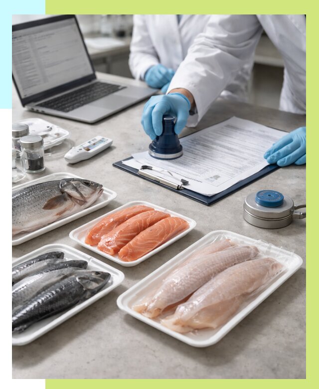 Сертификация рыбы и сертификат в Алапаевске от 16058 р. | Алешин-Лпв