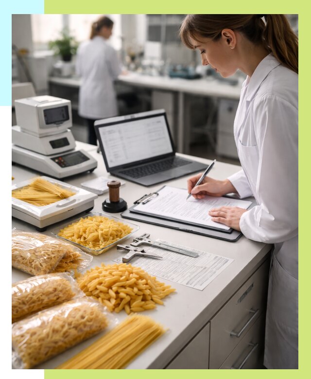 Сертификация макаронных изделий в Алапаевске от 16058 р. | Алешин-Лпв