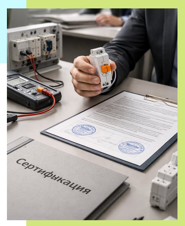 Сертификация выключателей под ключ в Алапаевске от 16058 р. | Алешин-Лпв