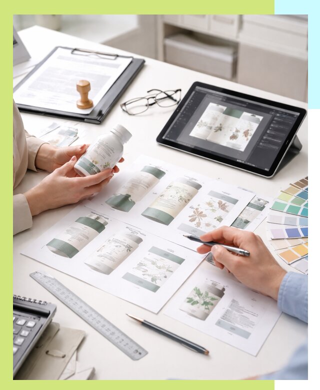 Профессиональная разработка дизайна и текста этикетки продукции в Алапаевске