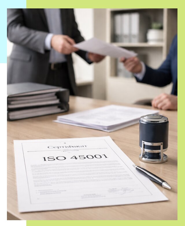 Сертификат ISO 45001 в Алапаевске под ключ от 48173 р. | Алешин-Лпв