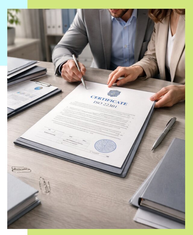 Сертификат ISO 22301 в Алапаевске от 48173 р. | Алешин-Лпв срочно