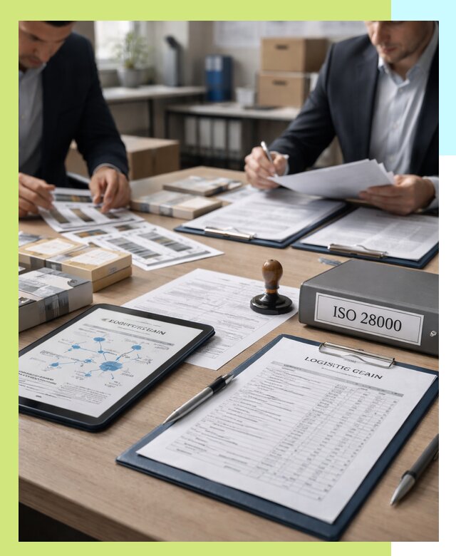 Получение сертификата ISO 28000 по безопасности цепи поставок в Алапаевске