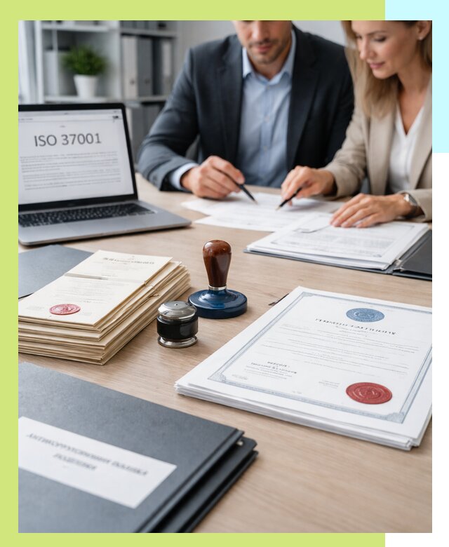 Получение сертификата ISO 37001 по системе борьбы с коррупцией в Алапаевске
